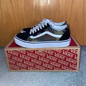 Old Skool Woodland Camo Vans